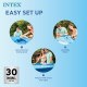 Intex Piscine hors-sol tubulaire 260x160x65 cm