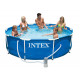 Intex Piscine Tubulaire - Metal Frame - 3,05 x 0,76 m - Avec pompe de filtration